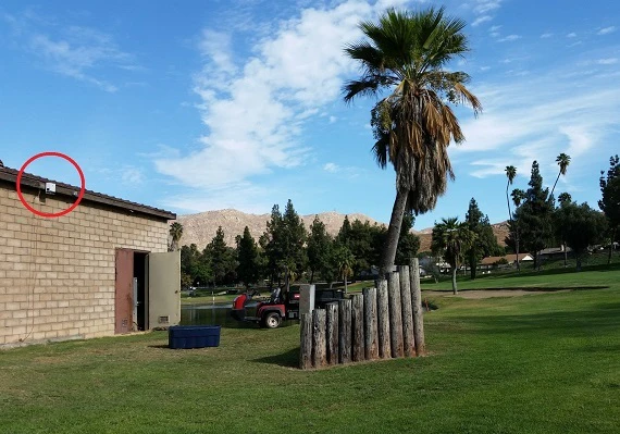 An AQY air monitoring instrument in situ