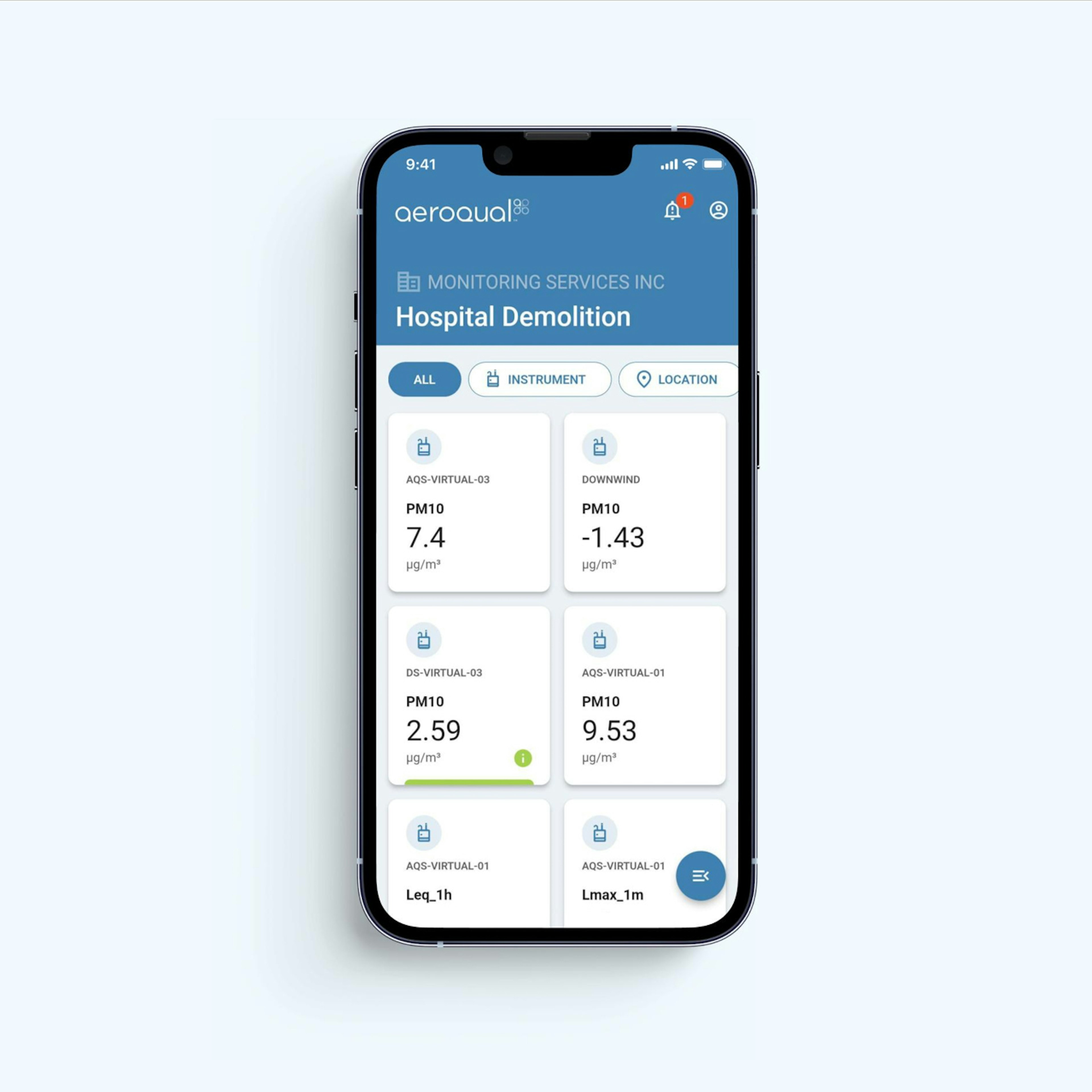 Aeroqual Mobile App