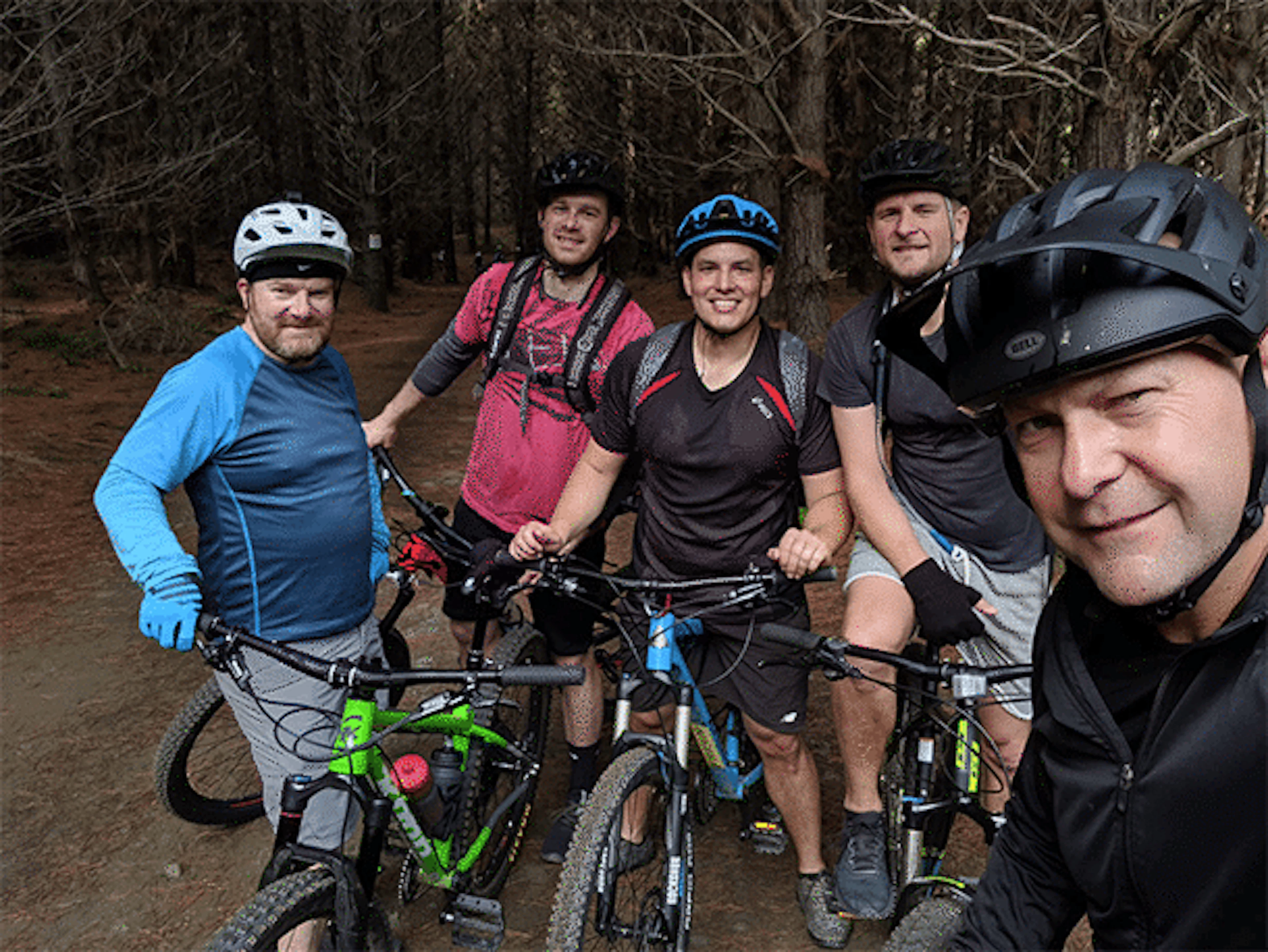 Aeroqual Team Mountain Biking Trip