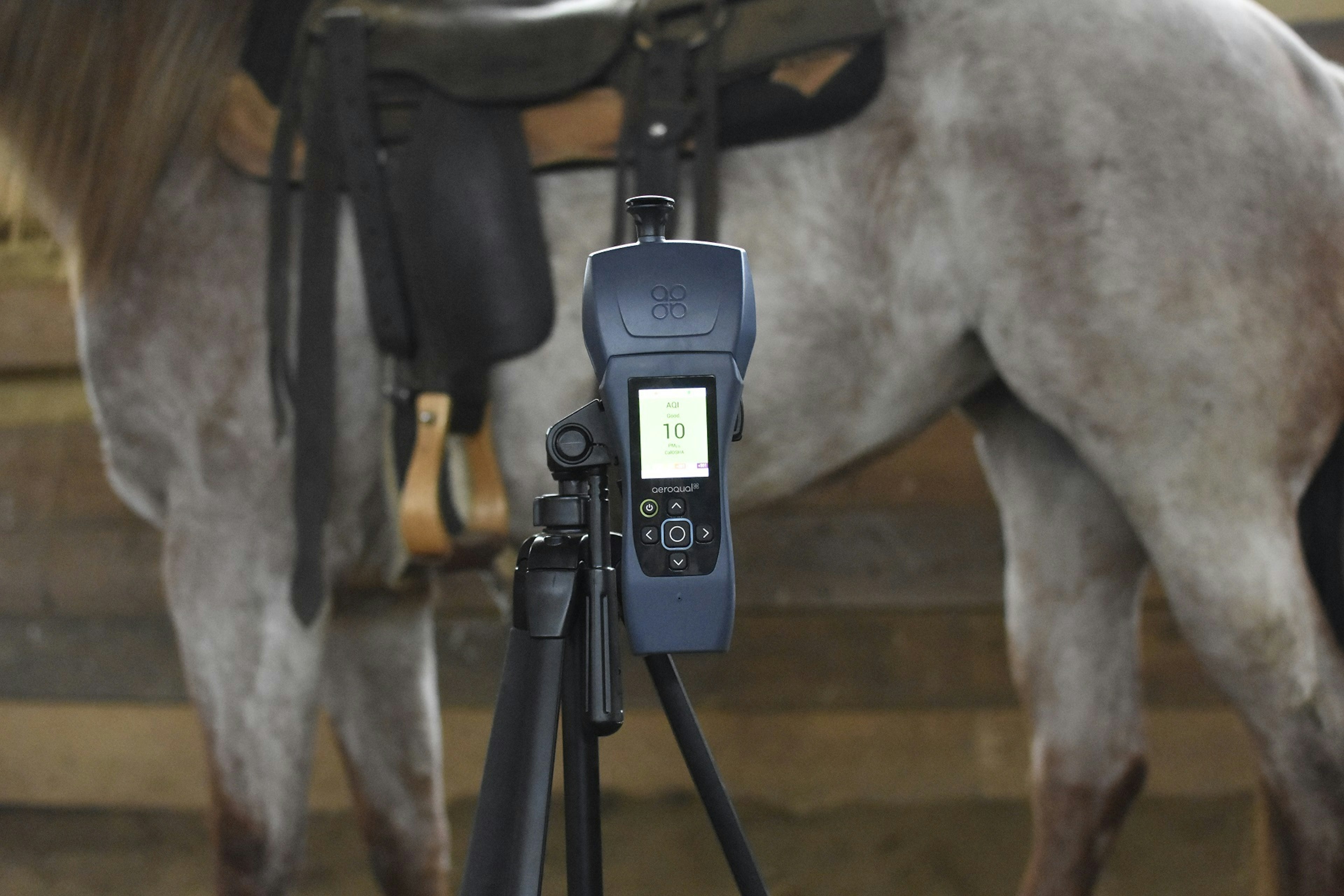 Aeroqual Ranger used at Swanson Horse Company to protect horse and rider