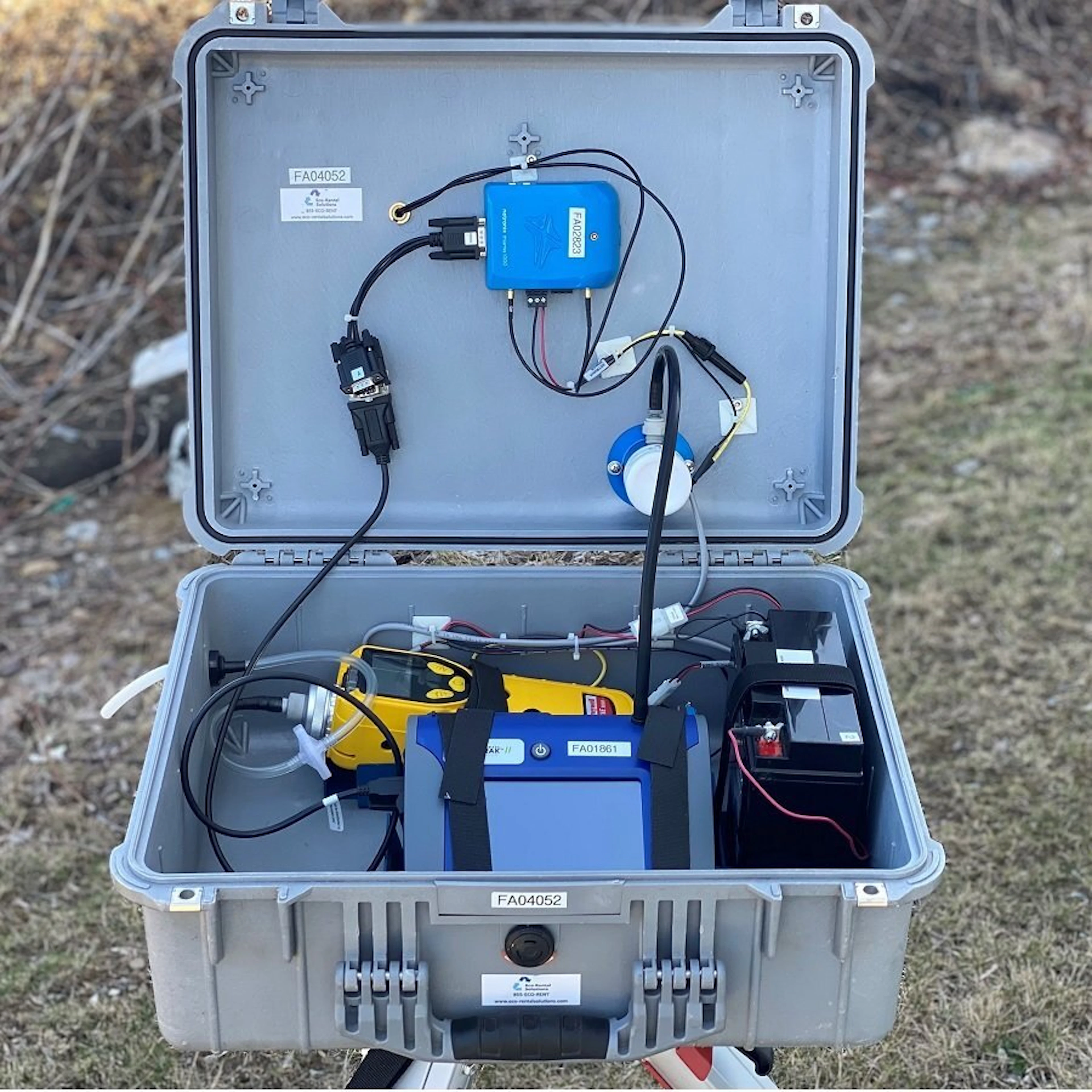 Traditional CAMP solution, comprised of at least 3 different products in a pelican case.