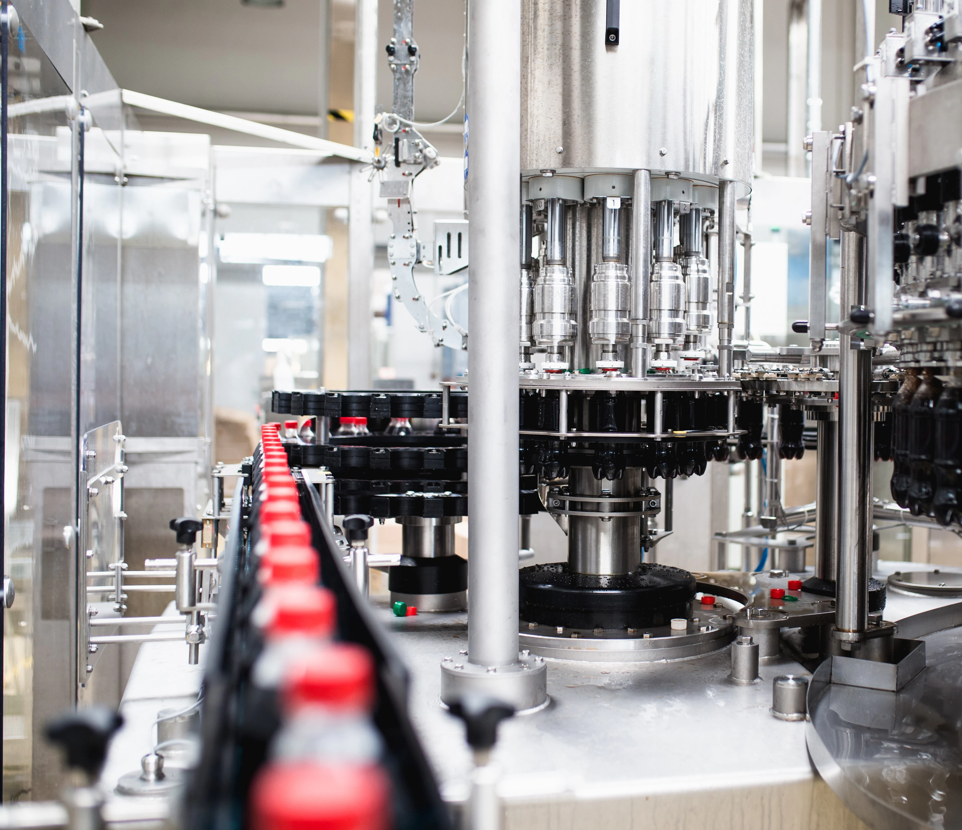 Food safety inside a packaging factory